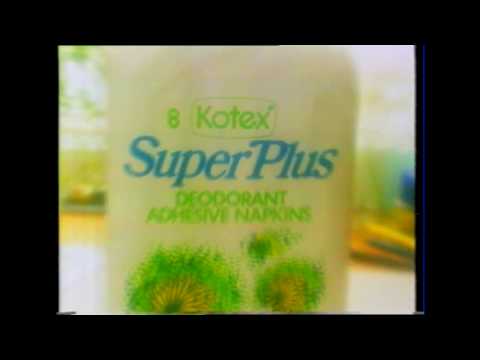Kotex Super Plus ad from  1980