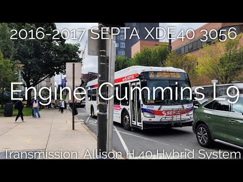 Bus Audio Recording: 2016 SEPTA XDE40 3056
