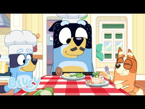 Se sirve comida 🍽️  | Pavlova | Bluey Español Canal Oficial