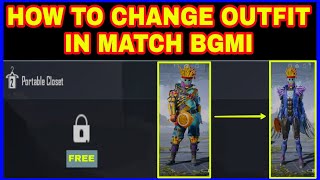 How To Unlock Free Portable Closet In Bgmi / Unlock Portable Closet Free Battlegrounds Mobile India