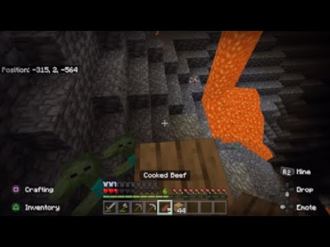 Andiamo in caverna pt 1 GoldenCraft ep 2 La mia prima morte nella Vanilla