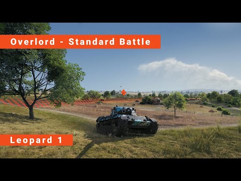 WoT - Leopard 1 - 4k dmg - 1k assist - Overlord - Standard Battle