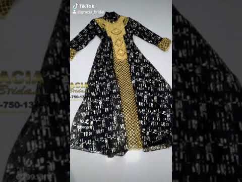 Arabic Indian Dress Long Sleeve Handmade - Gaun Pesta...