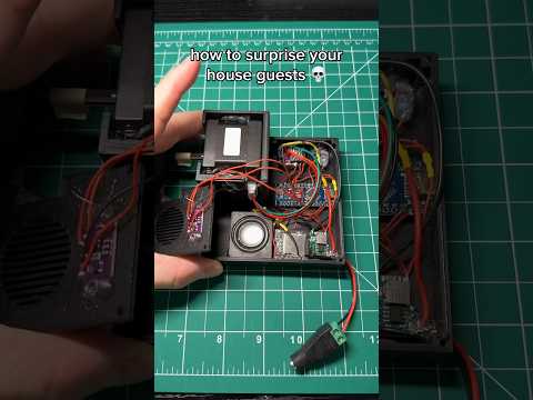 Your house guests will definitely love this 💀 #electronics #arduino #engineering