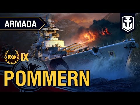Armada: Pommern — German battleship  | World of Warships