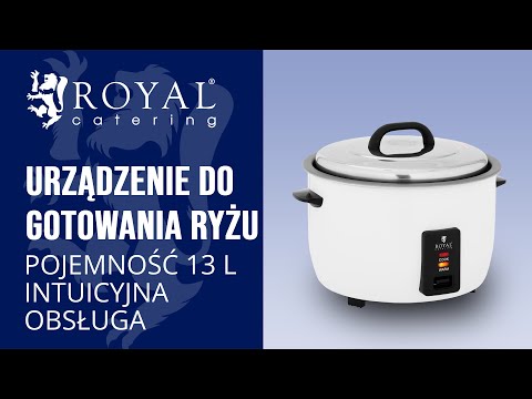 Video - Urządzenie do gotowania ryżu - 13 litrów
