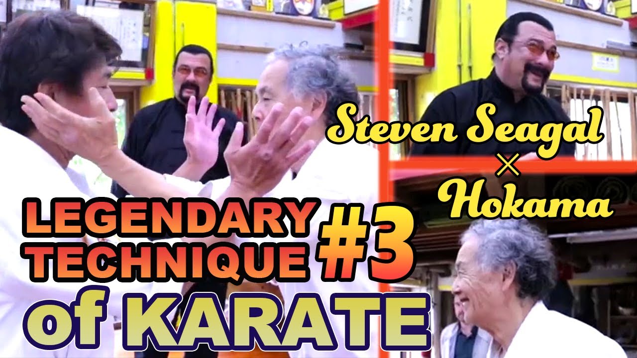 The big man Down with one hand!Steven Seagal meets Legendary technique of KARATE in Okinawa [part3]