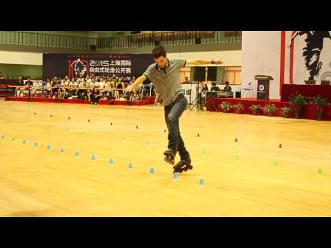 Shanghai Slalom Open 2015 Freestyle classic Senior Men Lebois Romain 8th place