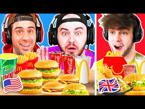 USA vs UK McDONALDS FOOD WAR