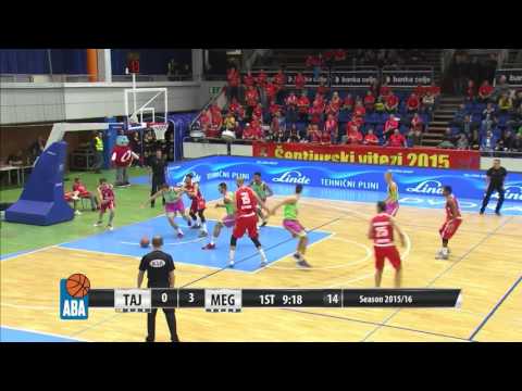 ABA Liga 2015/16 highlights: Tajfun - Mega Leks, R07 (23.10.2015)
