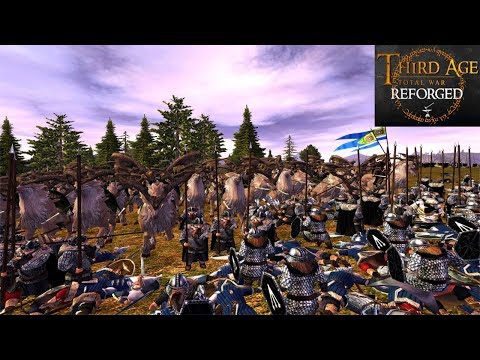 8 ARMIES FIGHT FOR THE NORTH DOWNS - Third Age: Total War (Reforged)