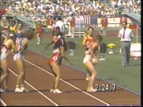 1988 Olympics - Women's 4x400 Meter Relay
