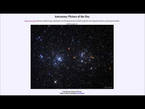 2020 November 18 - A Double Star Cluster in Perseus