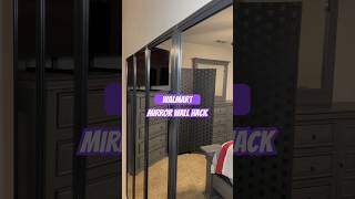 ⚠️Watch this before you try the Walmart mirror wall hack!! #walmart #diy #homedecor #short