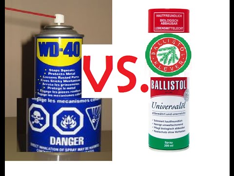 The BETTER WD-40: Ballistol! Both degreaser & lube for bike - 100% biodegradable