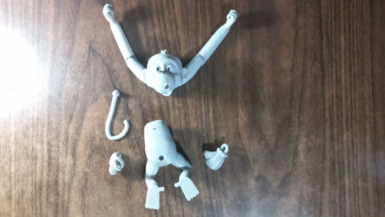 Climbing monkey 3D Print Model