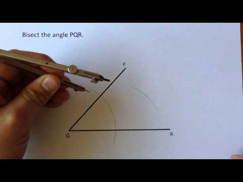 Bisecting an angle