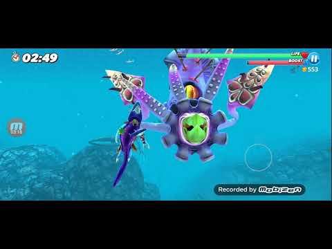 Hungry shark world mr snappy vs colossal squid