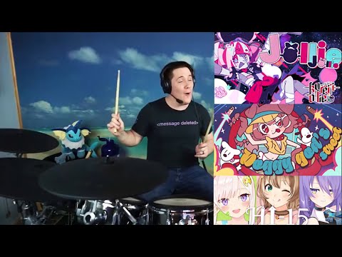 8BitDrummer Hololive Trifecta | Ollie - Jollie Jollie/Korone - Doggy God's Street/ID Gen 1 - HI-15