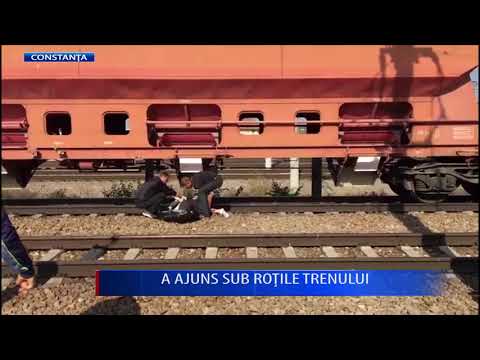 A AJUNS SUB ROTILE TRENULUI