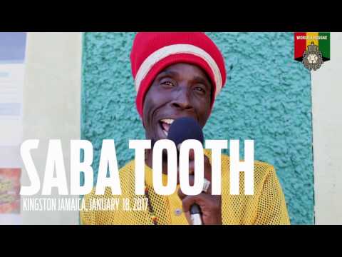 The legendary Saba Tooth representing for World A Reggae