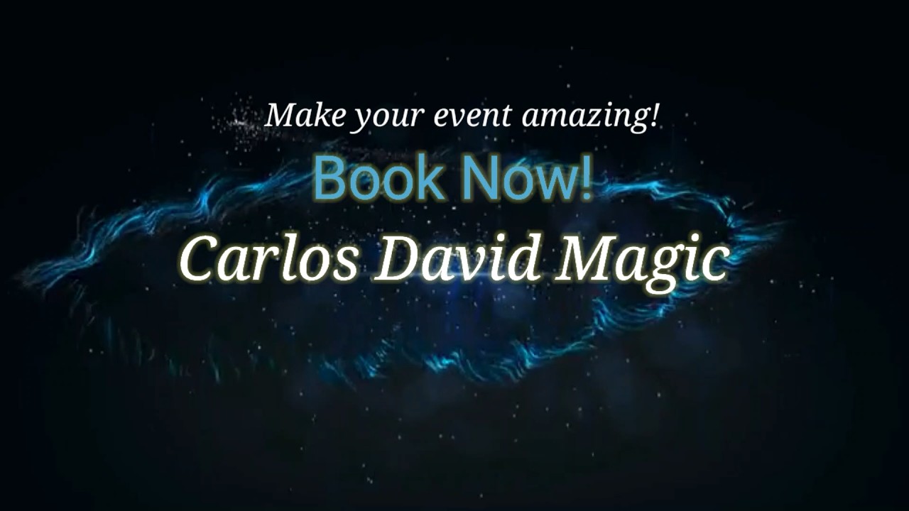 Promotional video thumbnail 1 for Carlos David Magic