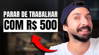 A MAGICA DOS 500 INVESTIDOS PARA PARAR DE TRABALHAR SENDO POBRE MESMO SEM SABER INVESTIR
