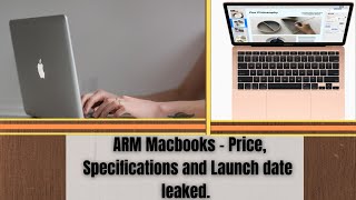 Upcoming Macbook Pro 13-inch,12-inch MacBook Air ARM Launching this October| Price & Specification🔥