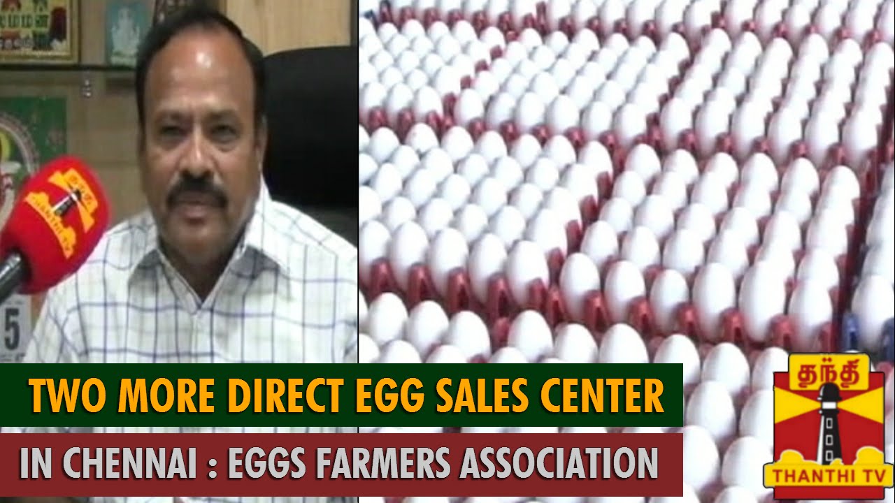 Watch video Two More Direct Egg Sales Center in Chennai : Egg Farmers Association - Thanthi TV Now Two More Direct Egg Sales Center in Chennai : Egg Farmers Association - Thanthi TV