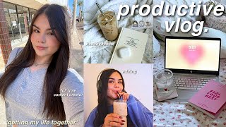 Productive Day In My Life: working from home, content creator, healthy habits & staying motivated!