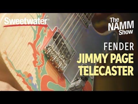 Fender Jimmy Page Signature Telecasters at Winter NAMM 2019