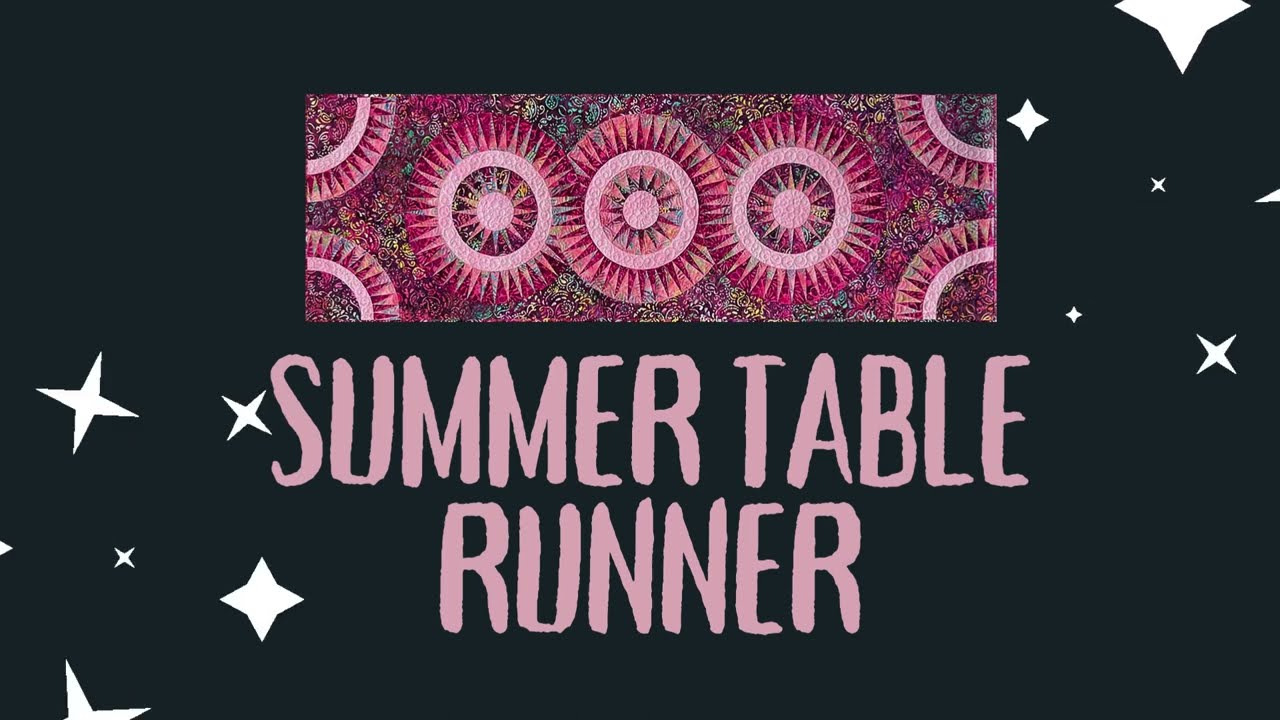 View Fabrics in the Summer Table Runner Kit from Keepsake Quilting