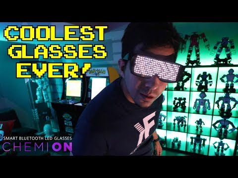 Chemion : Unboxing & Review : Led Smart Glasses