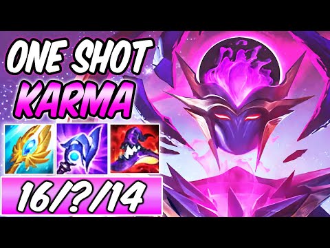 S+ ONE SHOT KARMA MID DARK HARVEST FULL AP CDR DARK STAR | New Build & Runes S12 | League of Legends