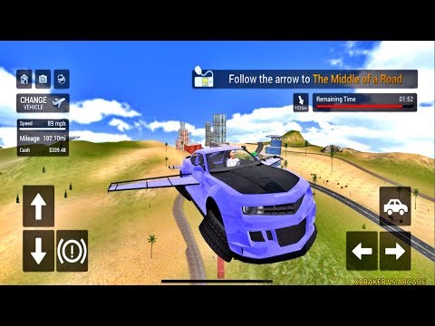 Flying Car Transport Simulator #6 - Chevvy Coupe Car Unlocked - Gameplay ( android, ios )
