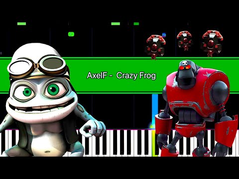 🐸 AxelF - Crazy Frog 🤪 #piano #crazyfrog #lustig