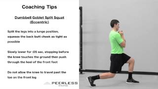 508. Dumbbell Goblet Split Squat (Eccentric)