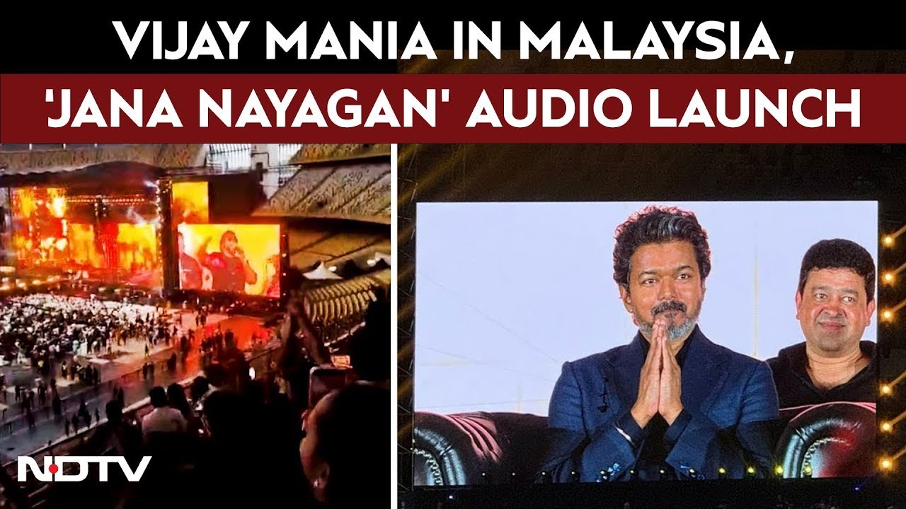 Thalapathy Vijay at Jana Nayagan Audio Launch in Malaysia