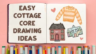 Easy Cottagecore Drawing Ideas for Beginners *relaxing art*