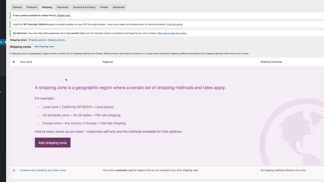Shows Woocommerce automatically integrated with The Events Tickets Plus plugin by Modern Tribe.
