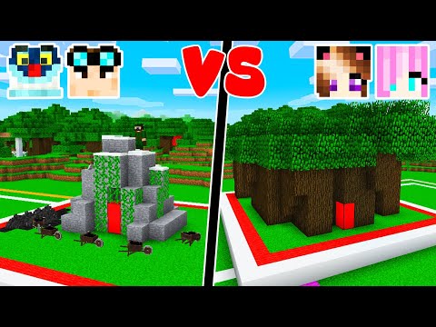 COSTRUISCO LA CASA SEGRETA SU MINECRAFT! 🌳 - Sfida di Case