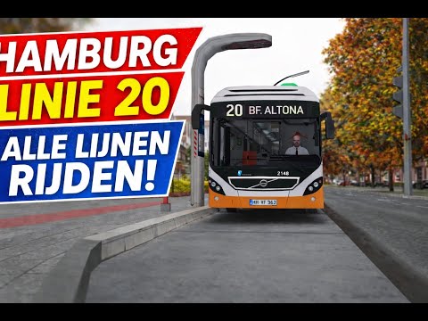 🚌 Hamburg Lijn 20 – Alle Lijnen Rijden | OMSI 2