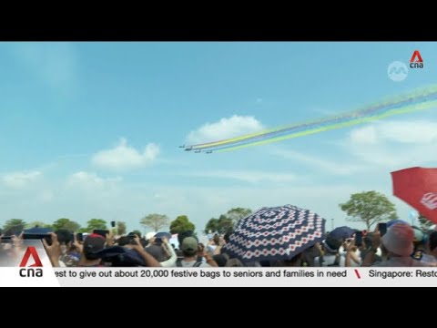 Crowds flock to Singapore Airshow as it opens to public