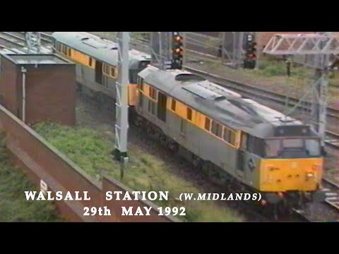 BR in the 1990s Walsall Station West Midlands on 29th May 1992
