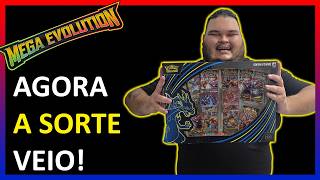 ABRI A COLEÇÃO ESPECIAL DO MEGA CHARIZARD X EX E FIQUEI FELIZ COM O QUE VEIO!