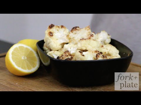 Super Simple & Delicious Recipe for Parmesan Lemon Roasted Cauliflower