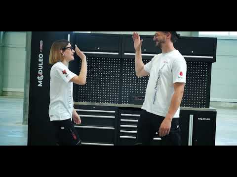 KS TOOLS - MODULEO - 866.6310 Assembly video - modular and free-standing workshop cabinet system