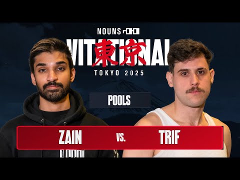 Zain (Marth) vs Free Agent | Trif (Peach) Nounsvitational Tokyo 2025 Pools