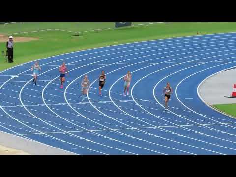 Ht1. 200m U13 Girls, 2023 QLD Athletic Championships , QSAC 12 March 2023