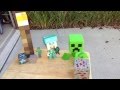 Minecraft Creeper And Diamond Ore Toy Plus Red Stone And Safety Torch